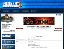 Tablet Screenshot of goldenbelt6.com